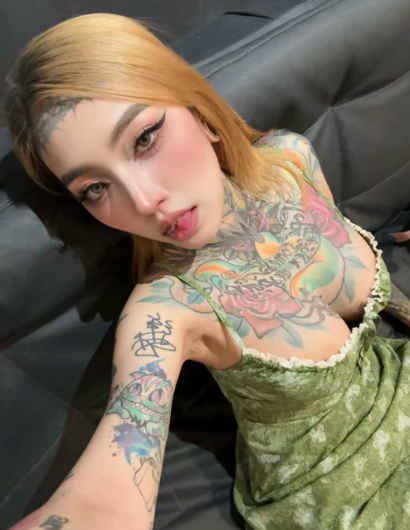 刺青台妹 fansone 熱門推薦 台灣onlyfans 網紅 jethedeath19 大尺度外流